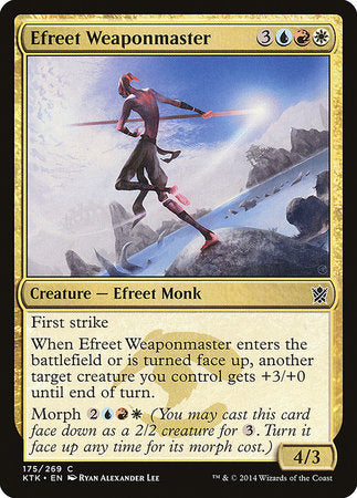 Efreet Weaponmaster [Khans of Tarkir] | Spectrum Games