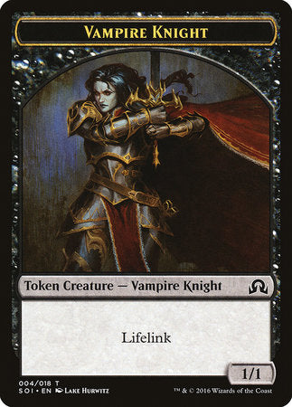 Vampire Knight Token [Shadows over Innistrad Tokens] | Spectrum Games