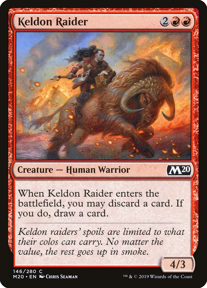 Keldon Raider [Core Set 2020] | Spectrum Games