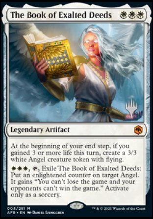 The Book of Exalted Deeds (Promo Pack) [Dungeons & Dragons: Adventures in the Forgotten Realms Promos] | Spectrum Games