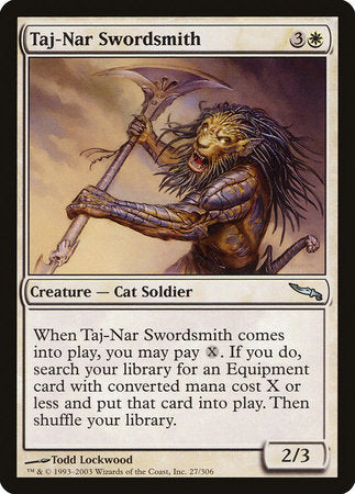 Taj-Nar Swordsmith [Mirrodin] | Spectrum Games