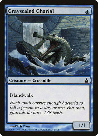 Grayscaled Gharial [Ravnica: City of Guilds] | Spectrum Games