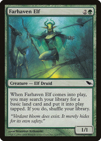 Farhaven Elf [Shadowmoor] | Spectrum Games
