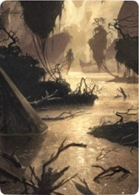 Murkwater Pathway Art Card [Zendikar Rising Art Series] | Spectrum Games