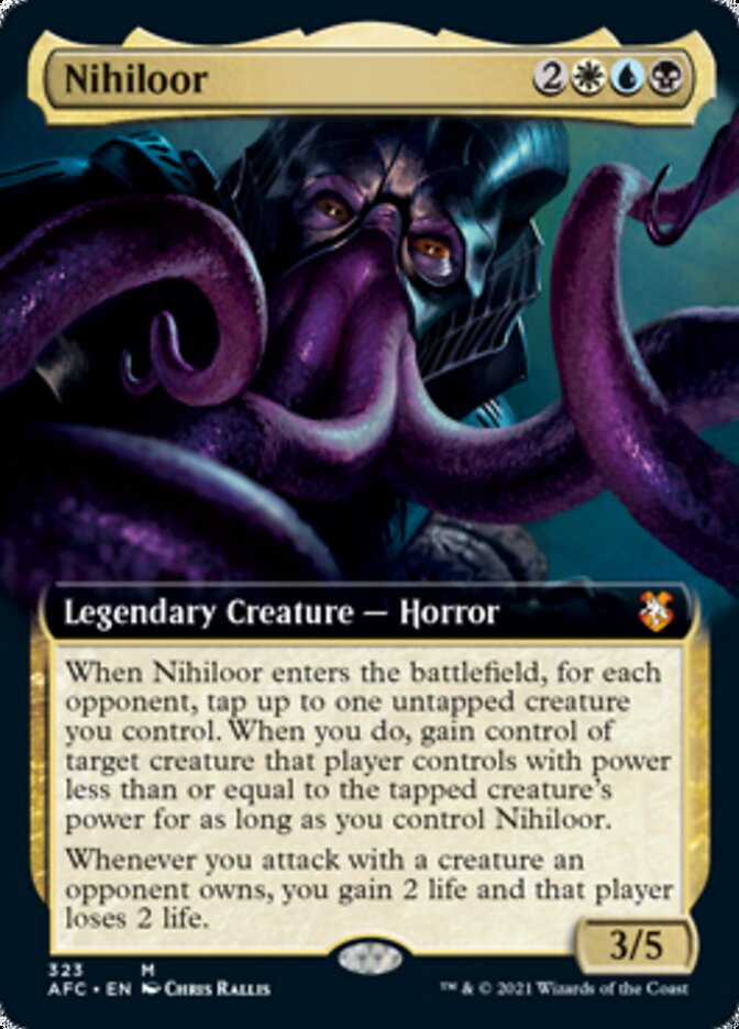 Nihiloor (Extended) [Dungeons & Dragons: Adventures in the Forgotten Realms Commander] | Spectrum Games