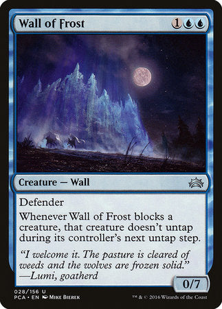 Wall of Frost [Planechase Anthology] | Spectrum Games