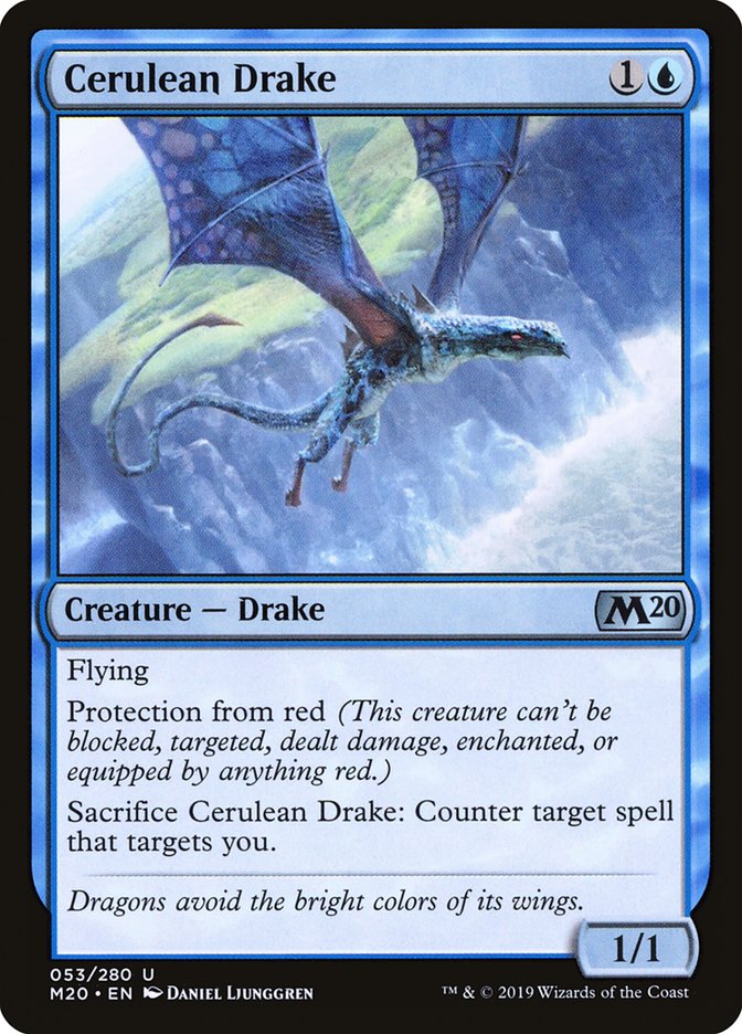 Cerulean Drake [Core Set 2020] | Spectrum Games