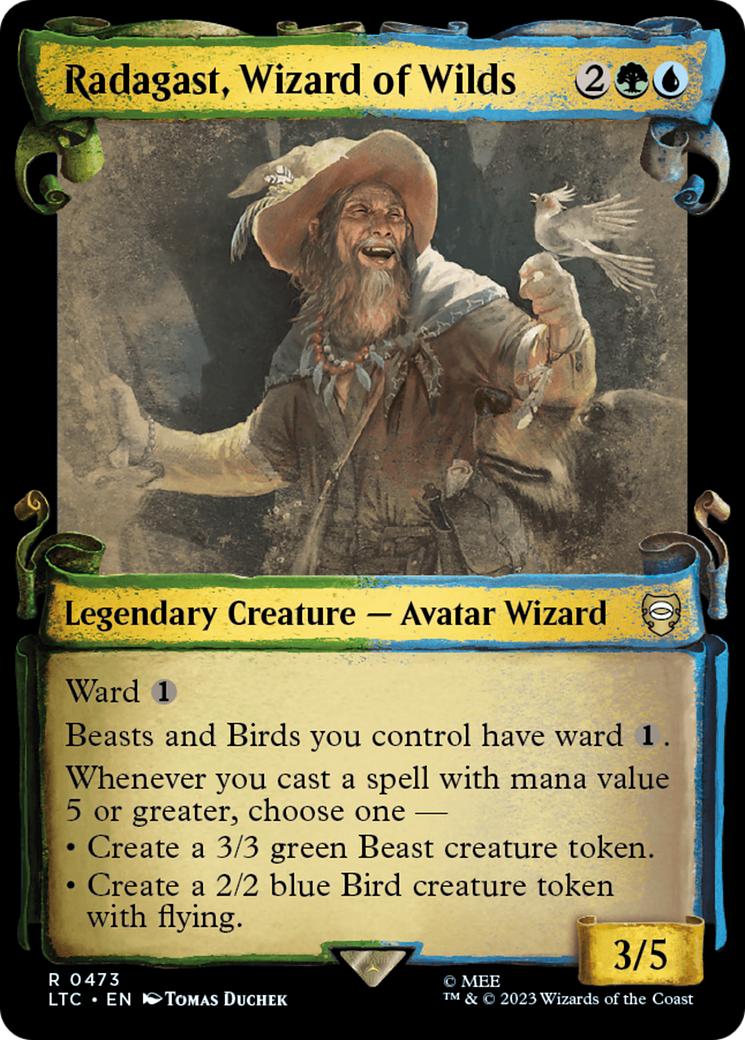 Radagast, Wizard of Wilds [The Lord of the Rings: Tales of Middle-Earth Commander Showcase Scrolls] | Spectrum Games