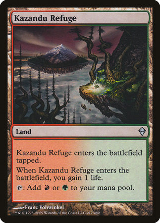 Kazandu Refuge [Zendikar] | Spectrum Games