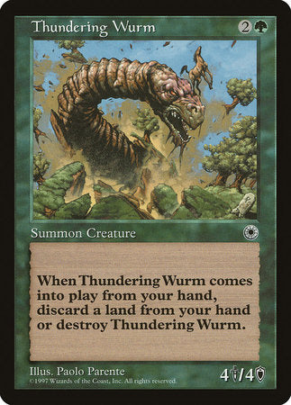 Thundering Wurm [Portal] | Spectrum Games