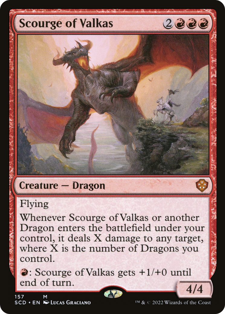 Scourge of Valkas [Starter Commander Decks] | Spectrum Games