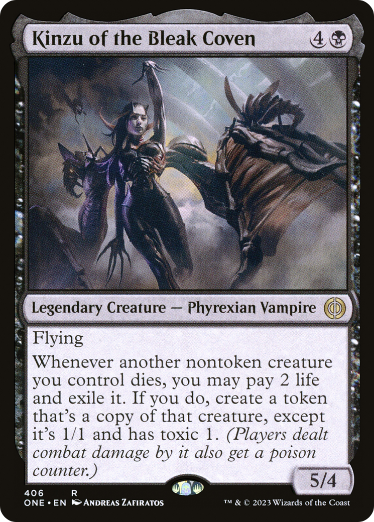 Kinzu of the Bleak Coven [Phyrexia: All Will Be One] | Spectrum Games