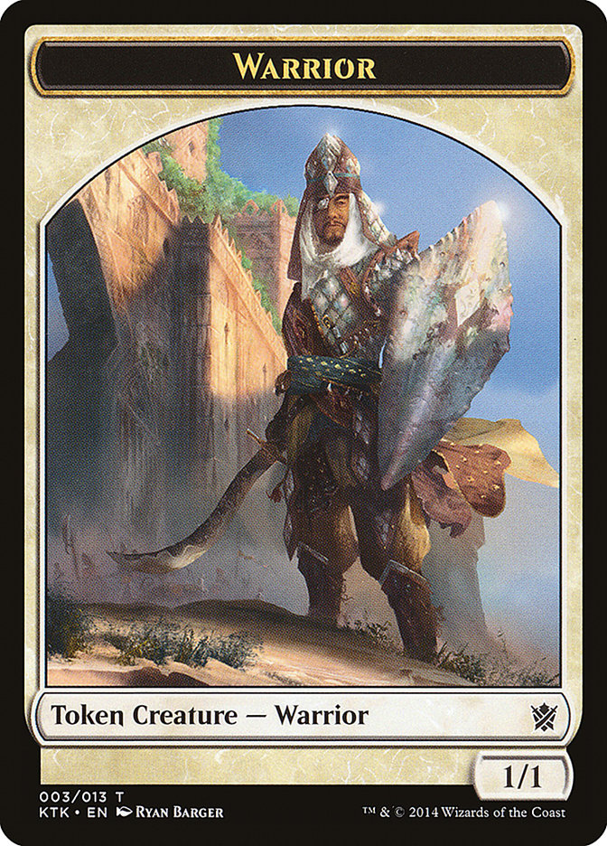 Warrior (003/013) [Khans of Tarkir Tokens] | Spectrum Games