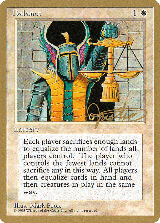 Balance (Mark Justice) [Pro Tour Collector Set] | Spectrum Games