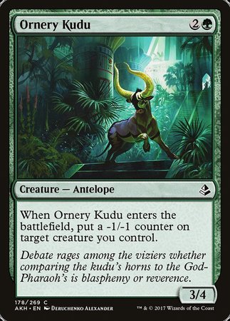 Ornery Kudu [Amonkhet] | Spectrum Games