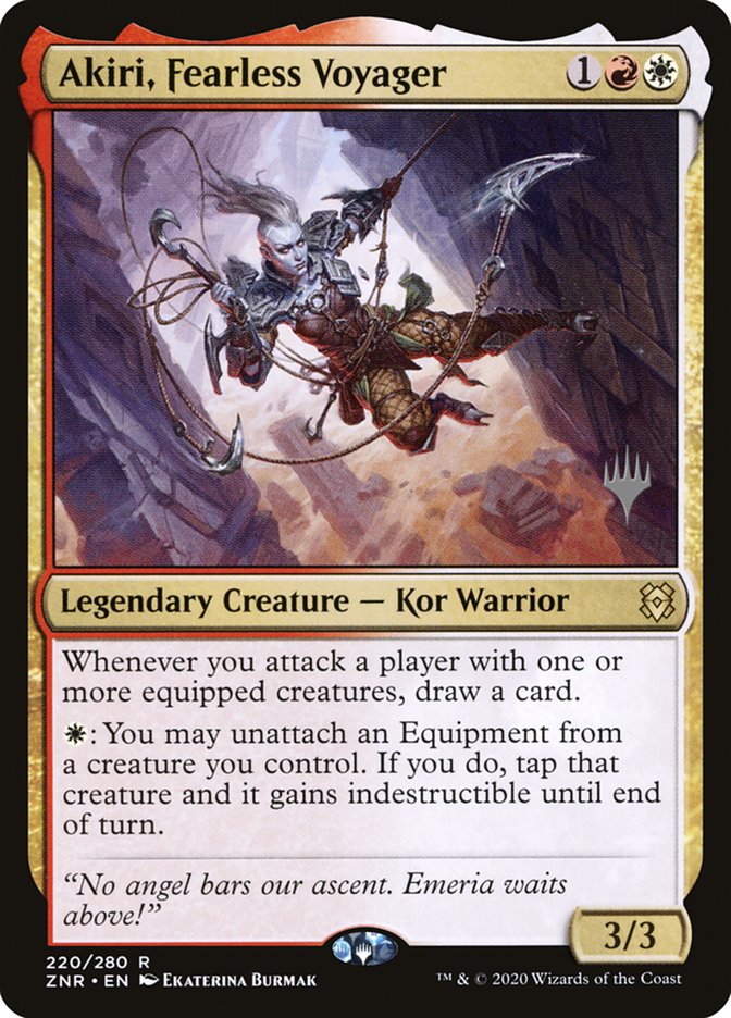 Akiri, Fearless Voyager (Promo Pack) [Zendikar Rising Promos] | Spectrum Games