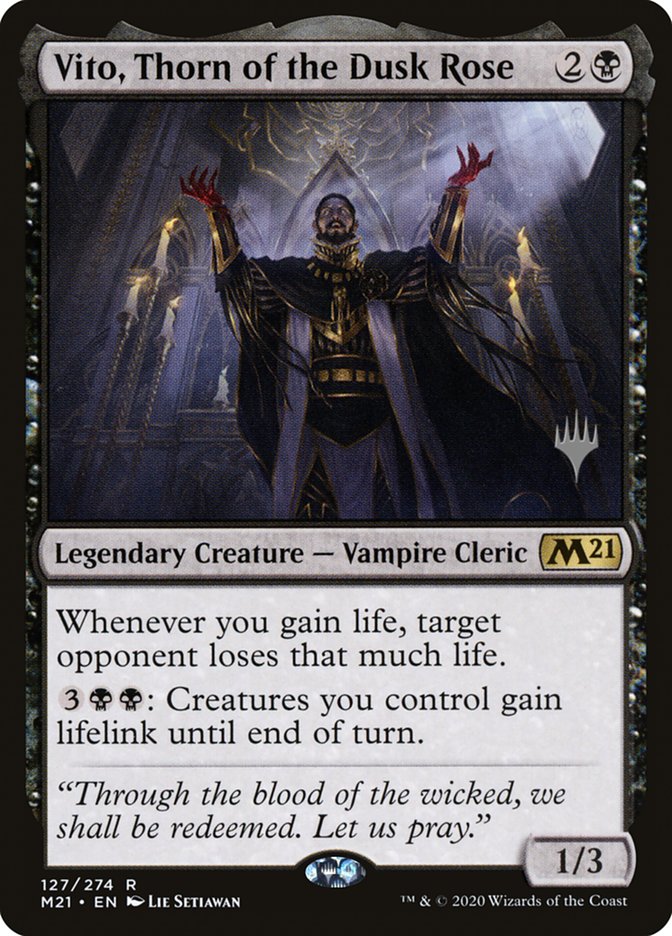 Vito, Thorn of the Dusk Rose (Promo Pack) [Core Set 2021 Promos] | Spectrum Games