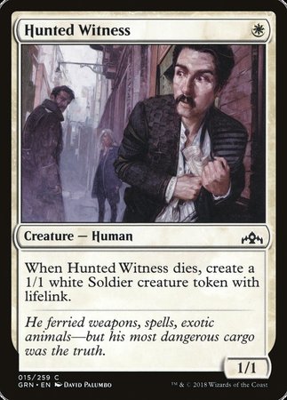 Hunted Witness [Guilds of Ravnica] | Spectrum Games