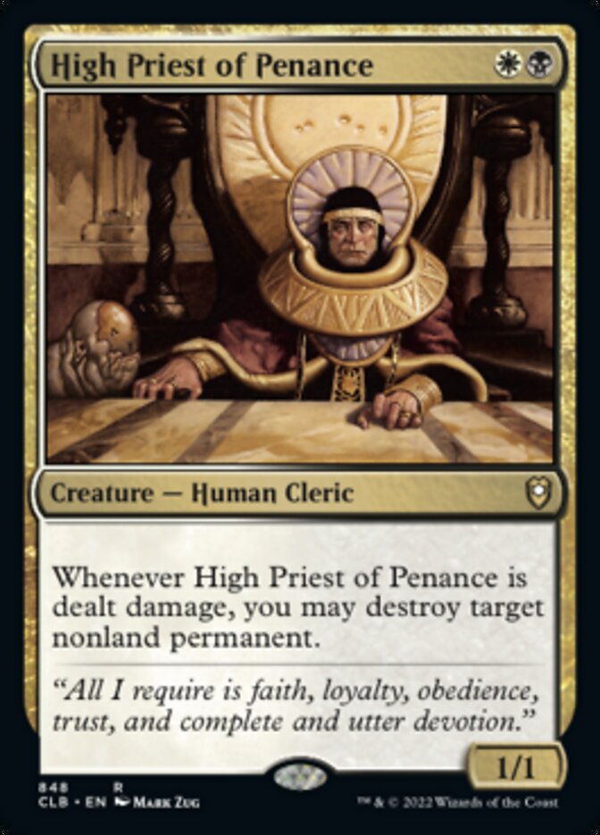High Priest of Penance [Commander Legends: Battle for Baldur's Gate] | Spectrum Games