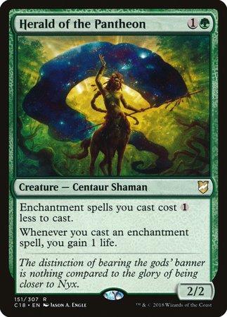 Herald of the Pantheon [Commander 2018] | Spectrum Games
