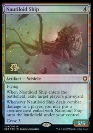 Nautiloid Ship [Commander Legends: Battle for Baldur's Gate Prerelease Promos] | Spectrum Games