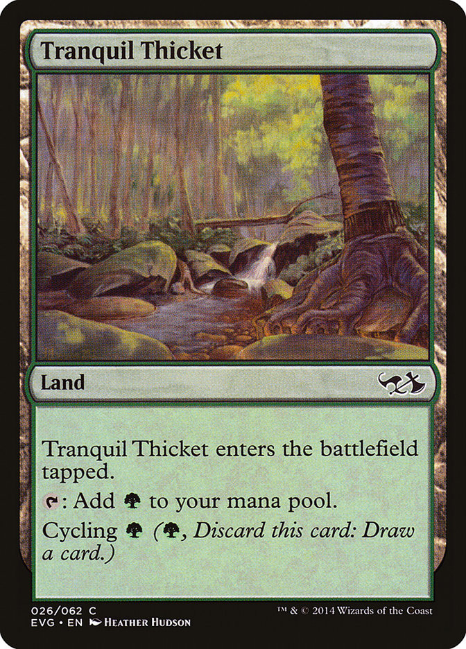 Tranquil Thicket (Elves vs. Goblins) [Duel Decks Anthology] | Spectrum Games