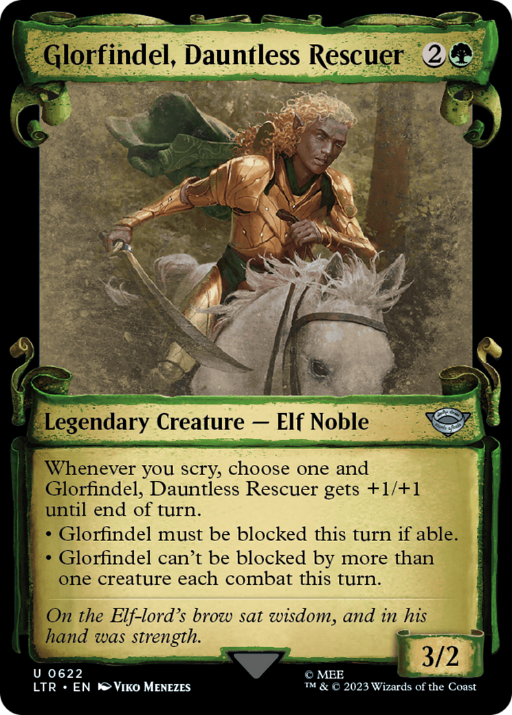 Glorfindel, Dauntless Rescuer [The Lord of the Rings: Tales of Middle-Earth Showcase Scrolls] | Spectrum Games