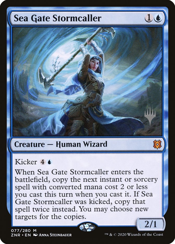 Sea Gate Stormcaller (Promo Pack) [Zendikar Rising Promos] | Spectrum Games