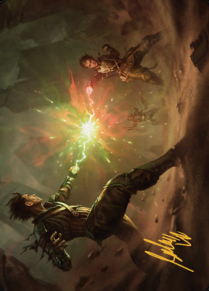 Brotherhood's End Art Card (Gold-Stamped Signature) [The Brothers' War Art Series] | Spectrum Games