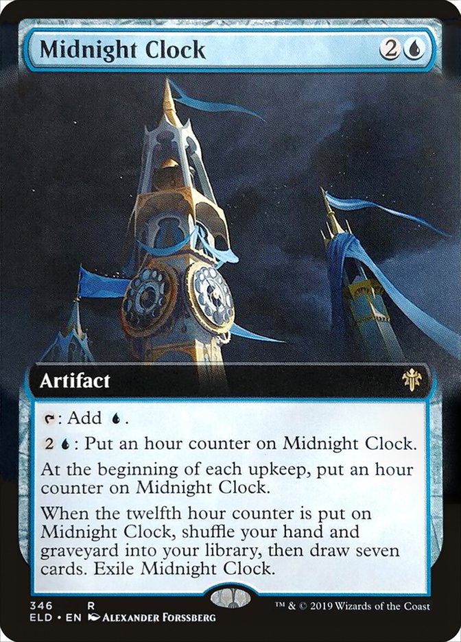 Midnight Clock (Extended Art) [Throne of Eldraine] | Spectrum Games