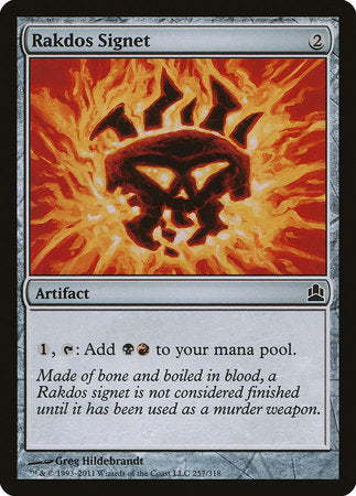 Rakdos Signet [Commander 2011] | Spectrum Games