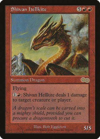 Shivan Hellkite [Urza's Saga] | Spectrum Games