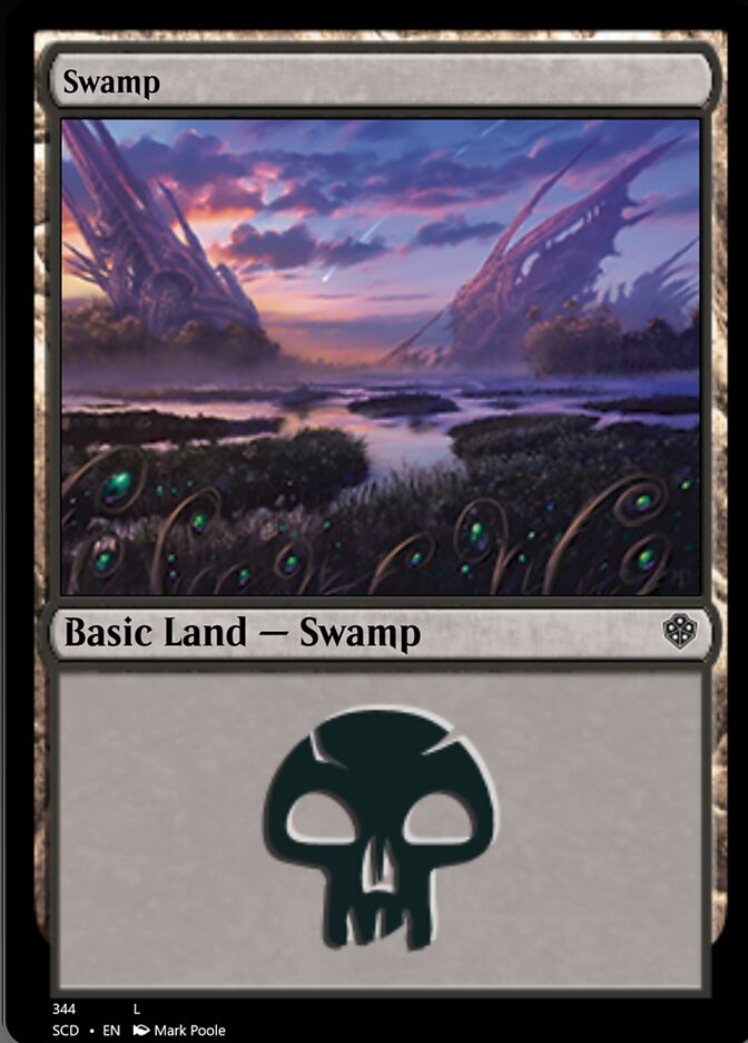 Swamp (344) [Starter Commander Decks] | Spectrum Games