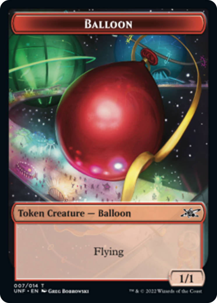 Zombie Employee // Balloon Double-sided Token [Unfinity Tokens] | Spectrum Games