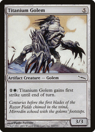 Titanium Golem [Mirrodin] | Spectrum Games