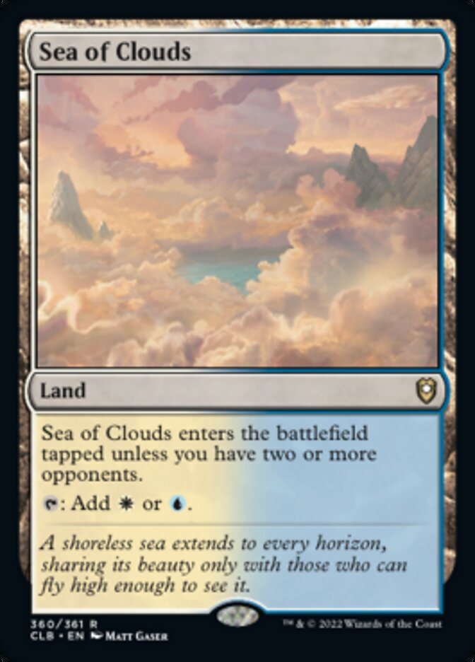 Sea of Clouds [Commander Legends: Battle for Baldur's Gate] | Spectrum Games