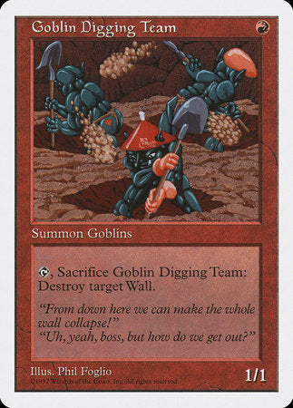 Goblin Digging Team [Fifth Edition] | Spectrum Games