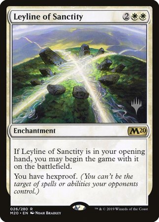Leyline of Sanctity [Core Set 2020 Promos] | Spectrum Games