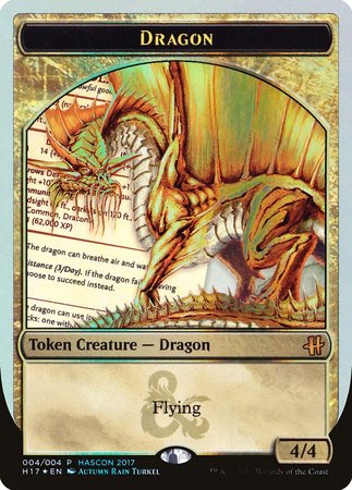 Gold Dragon Token [HasCon 2017] | Spectrum Games