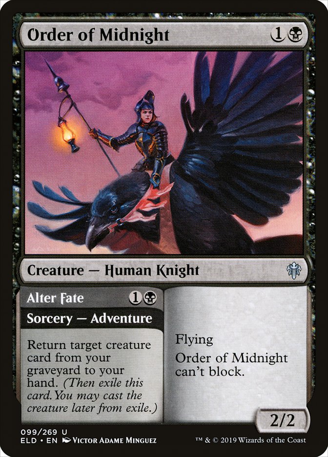 Order of Midnight // Alter Fate [Throne of Eldraine] | Spectrum Games