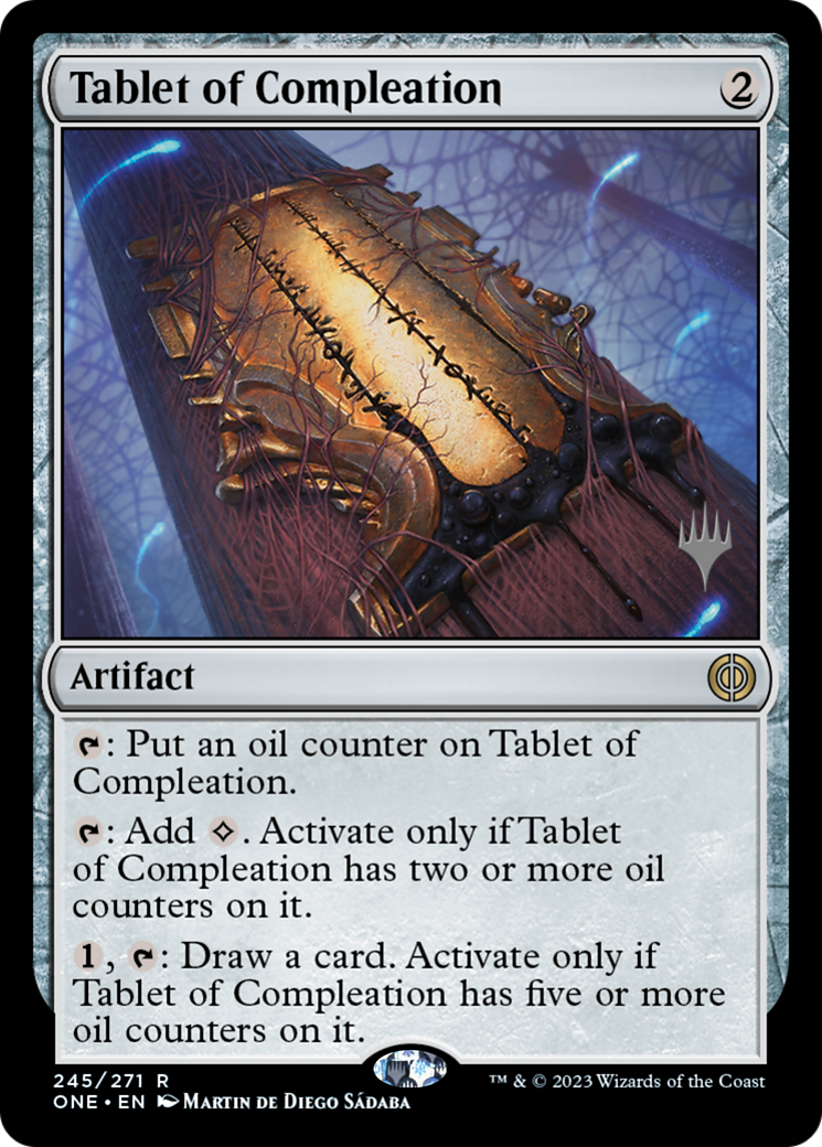 Tablet of Compleation (Promo Pack) [Phyrexia: All Will Be One Promos] | Spectrum Games