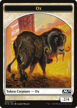 Ox Token [Core Set 2019 Tokens] | Spectrum Games