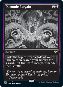 Demonic Bargain [Innistrad: Double Feature] | Spectrum Games