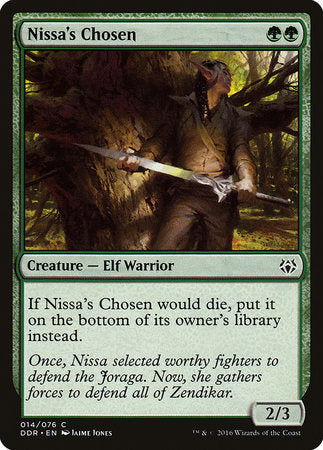 Nissa's Chosen [Duel Decks: Nissa vs. Ob Nixilis] | Spectrum Games