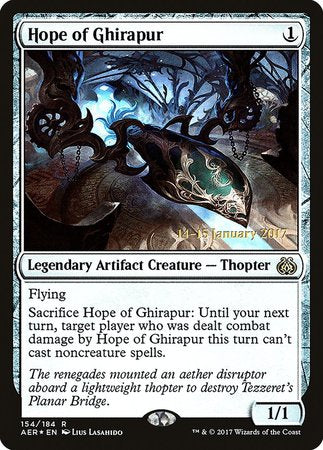 Hope of Ghirapur [Aether Revolt Promos] | Spectrum Games