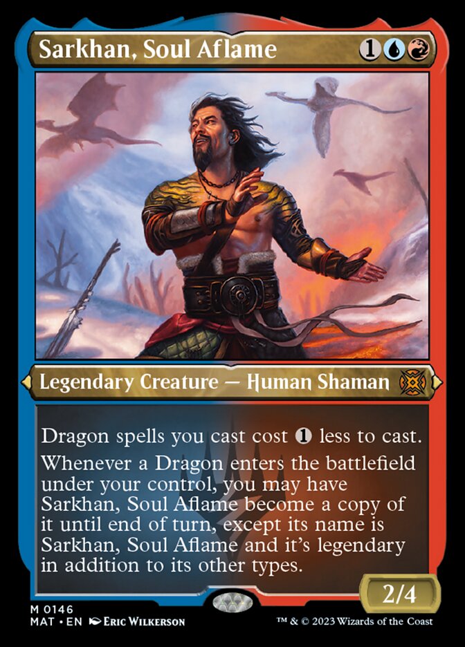 Sarkhan, Soul Aflame (Foil Etched) [March of the Machine: The Aftermath] | Spectrum Games