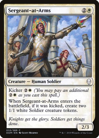 Sergeant-at-Arms [Dominaria] | Spectrum Games