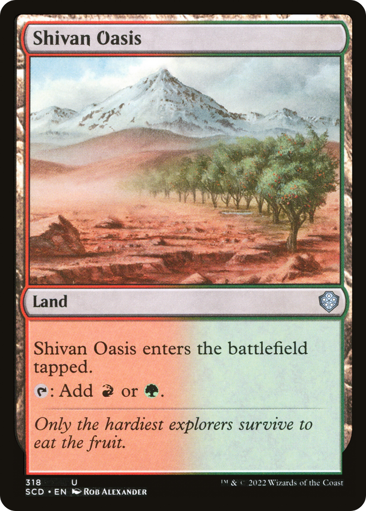 Shivan Oasis [Starter Commander Decks] | Spectrum Games