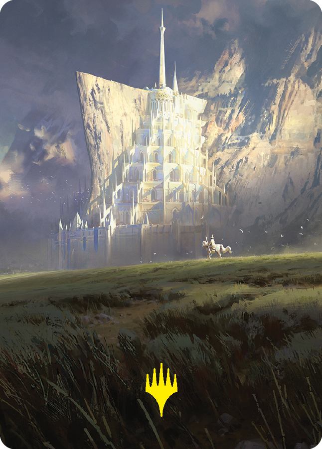 Minas Tirith Art Card (Gold-Stamped Signature) [The Lord of the Rings: Tales of Middle-earth Art Series] | Spectrum Games