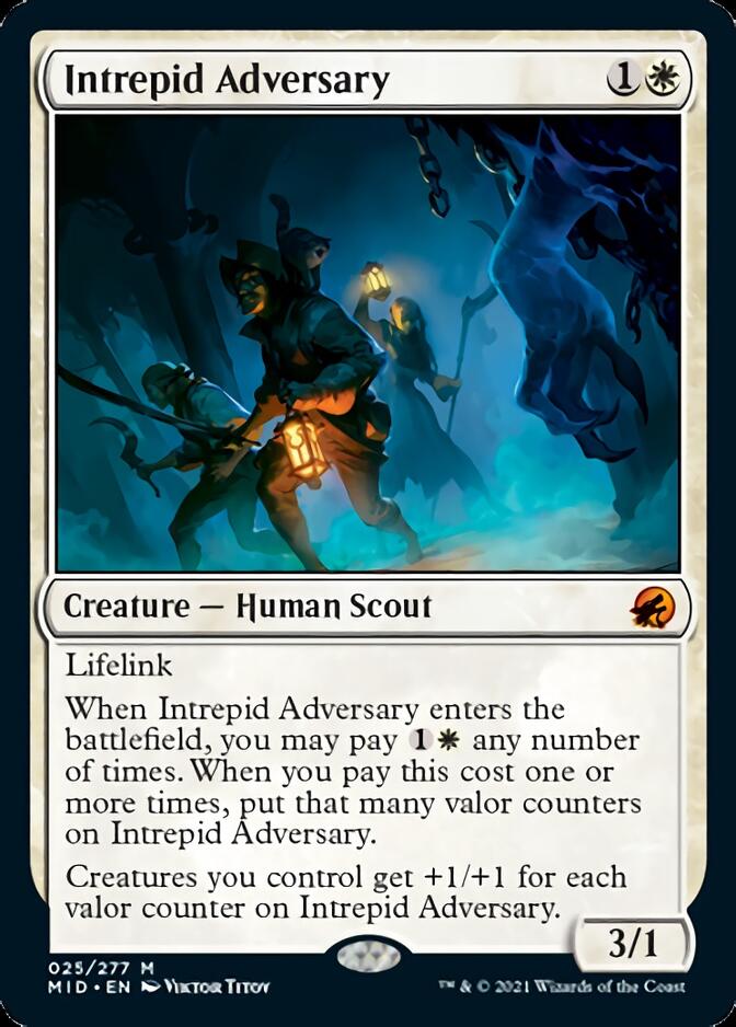 Intrepid Adversary [Innistrad: Midnight Hunt] | Spectrum Games